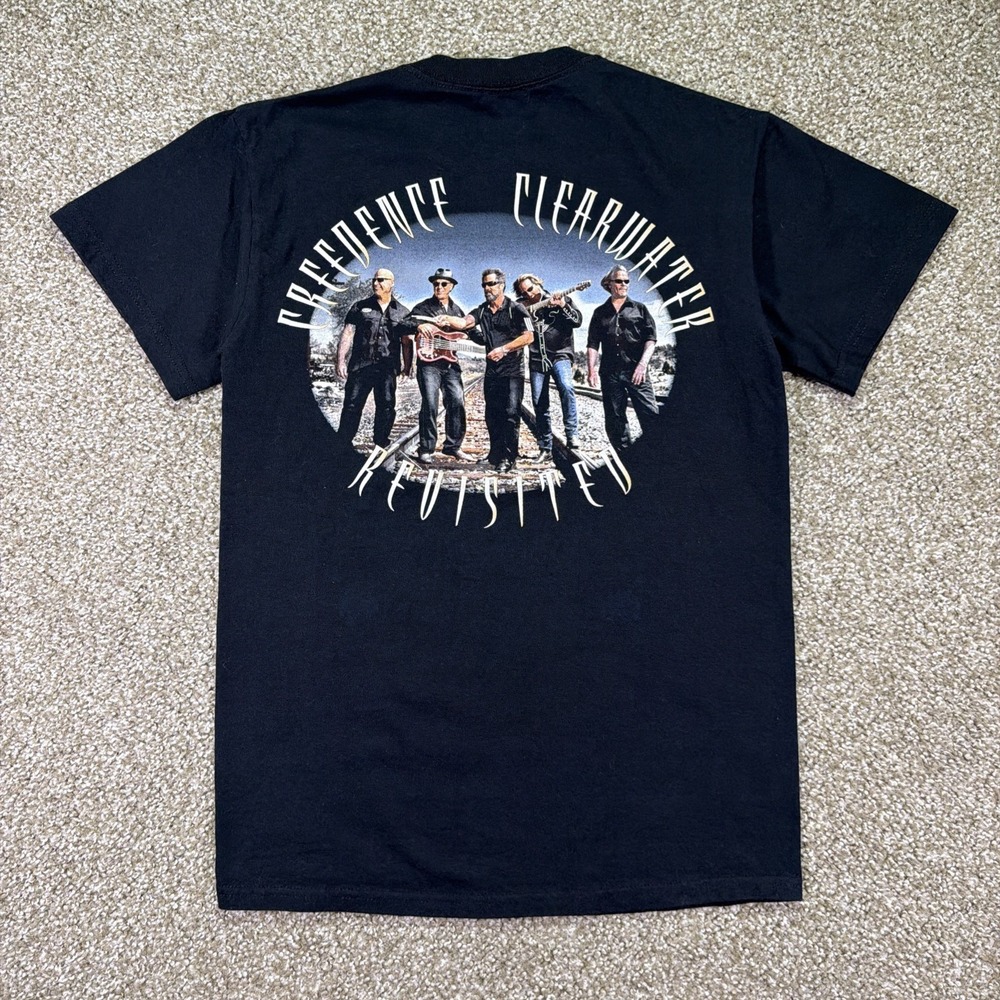 Vintage Creedence Clearwater Revival Shirt Black Small Free Bird